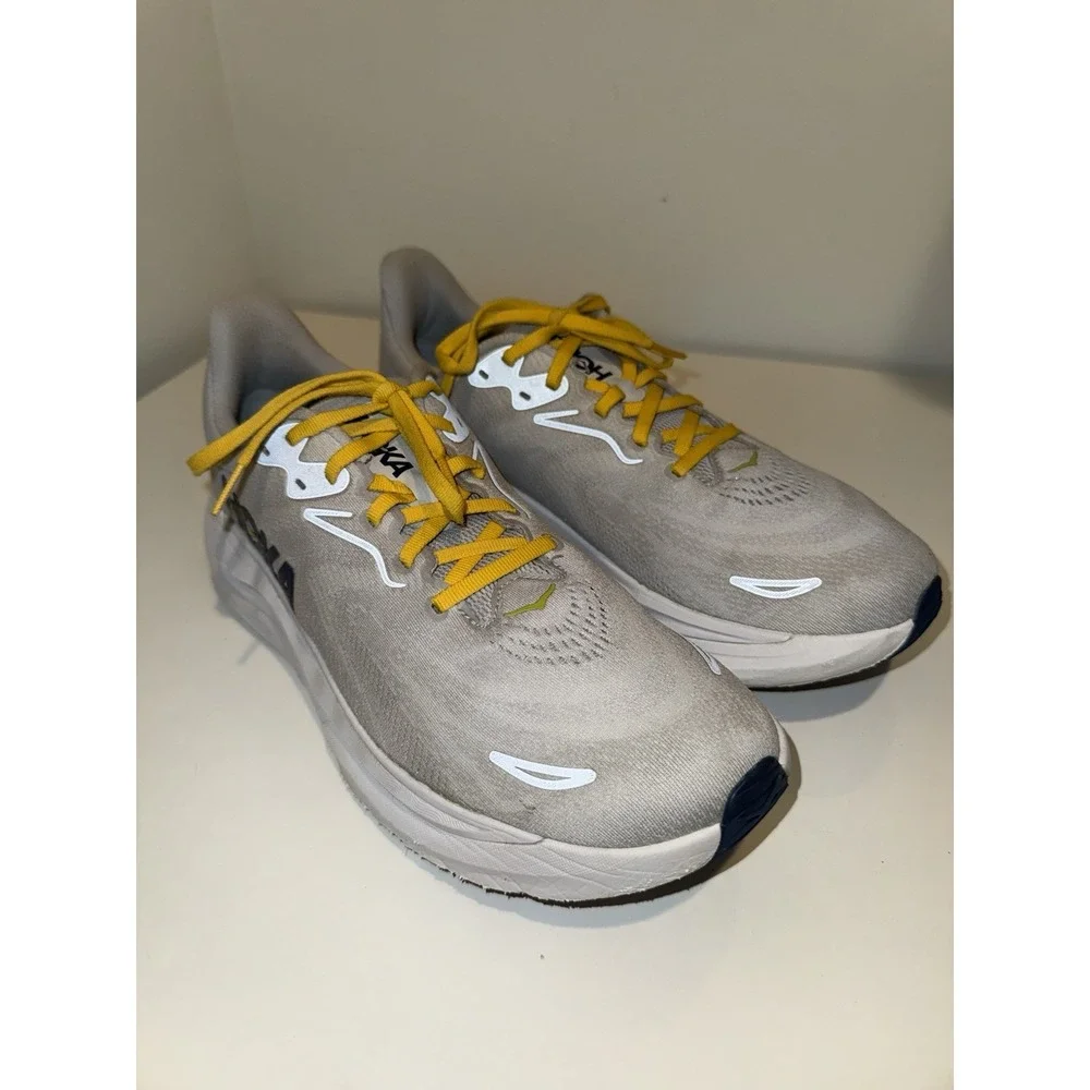Hoka One One Arahi 8 Men's Size 10.5 D (Medium) Running Shoes Light Gray